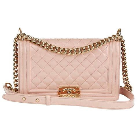 chanel metallic light pink boy bag|Chanel le boy bag yupoo.